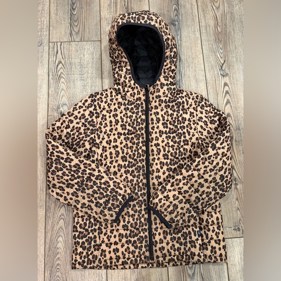 GAP Other - Gap Kids Cold Control Lightweight Puffer Jacket Coat Leopard Print size L